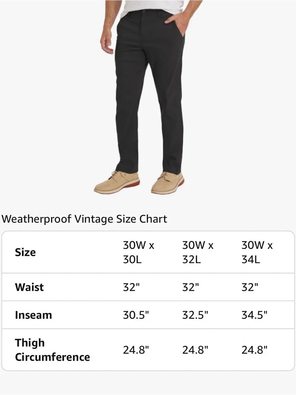 Weatherproof Gray Tech Straight-Fit Pants